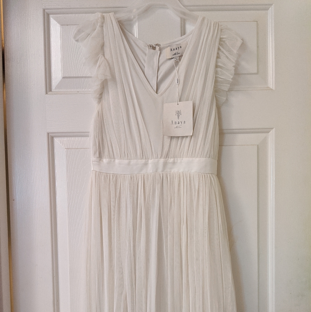 Cream Anaya with Love Tulle Formal Dress